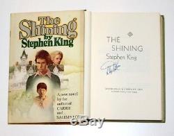 STEPHEN KING SIGNED'THE SHINING' HARDCOVER HC BOOK withCOA BCE CLUB EDITION PROOF