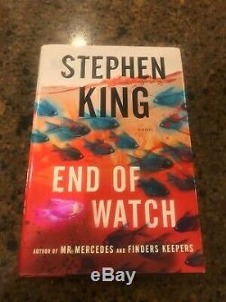 STEPHEN KING signed hardcover book END OF WATCH FIRST EDITION 1ST