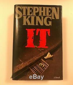 STEPHEN KING signed hardcover book IT 1ST EDITION / 1ST PRINTING RARE
