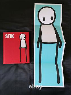 STIK 2016 Street Art book Hardcover 1st Edition Rare TEAL POSTER (Not Signed)