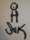 STIK Handmade Signed Art Doodle Sketch with 1st edition book not poster or print