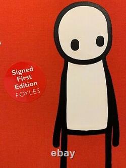 STIK Signed First Edition Book with Rare BLUE Poster