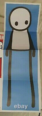 STIK limited edition Blue 1st edition book poster ONLY