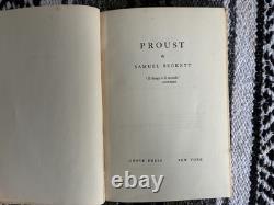 Samuel Beckett SIGNED Proust, Grove Press 1957, 1/250 First Edition Hardcover