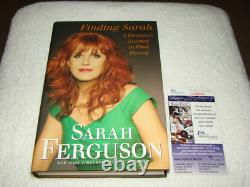 Sarah Ferguson Hand Signed Hardback 1st Edition Book JSA #S98909 Finding Sarah