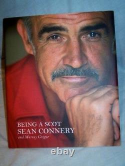 Sean Connery SIGNED 1st Edit book NEW Being A Scot James Bond hardback autograph