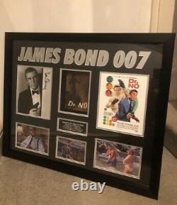 Sean Connery Signed Photo (COA) Display, With 1958 Dr No Book 1st Edition