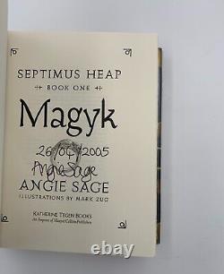 Septimus Heap Books 1, 2 & 3 Signed, First Editions
