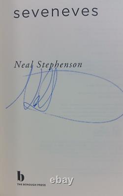 Seveneves by Neal Stephenson, The Borough Press, 2015, Signed UK First Edition