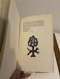 Shakespeare Limited Edition 1933 Hamlet Prince of Denmark Eric Gill Signed Book