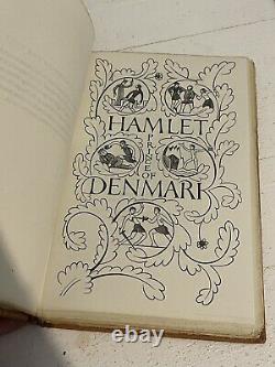 Shakespeare Limited Edition 1933 Hamlet Prince of Denmark Eric Gill Signed Book