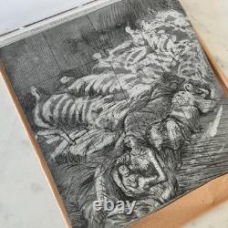 Shelter Sketch Book / Henry Moore 1944 Hardcover Signed By Facsimile