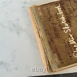 Shelter Sketch Book / Henry Moore 1944 Hardcover Signed By Facsimile