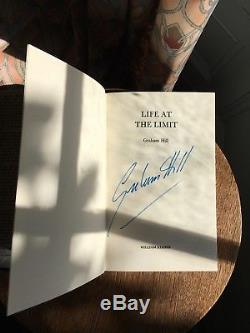 Signed 1970 edition Graham Hill'Life At The Limit' Book/VGC/UK Formula 1 Hero