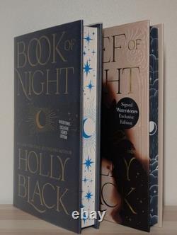 Signed-1st Edition-Book of Night Thief of Night by Holly Black