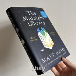 Signed 1st Edition MATT HAIG THE MIDNIGHT LIBRARY Hardback Book 2020