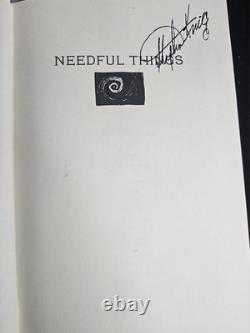 Signed 1st Edt, 1st Print Stephen King, Needful Things Original Dustjacket