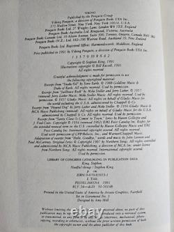 Signed 1st Edt, 1st Print Stephen King, Needful Things Original Dustjacket