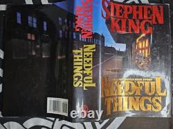 Signed 1st Edt, 1st Print Stephen King, Needful Things Original Dustjacket