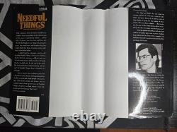 Signed 1st Edt, 1st Print Stephen King, Needful Things Original Dustjacket