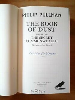 Signed 1st Limited Edition The Book Of Dust Secret Commonwealth Philip Pullman