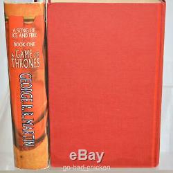 Signed A GAME OF THRONES George R R Martin 1st Printing U. K. BOOK CLUB EDITION
