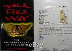 Signed Aerosmith Autographed Full Band Walk This Way 1st Edition Book Jsa Y54192