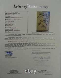 Signed Aerosmith Autographed Full Band Walk This Way 1st Edition Book Jsa Y54193