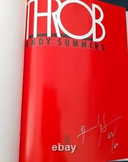 Signed Andy Summers Numbered'Throb' 1st Ed HB Book 1983 Andy Summers Police
