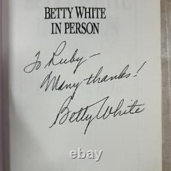 Signed Betty White Book In Person Biography 1987 1st Edition Hardcover Jacket