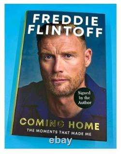 Signed Book Freddie Flintoff Coming Home by Andrew Flintoff First Edition