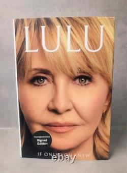 Signed Book If Only You Knew by Lulu First Edition 1st Print