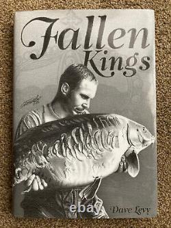 Signed FALLEN KINGS Dave Levy 2015 First Edition Carp Fishing Book Bait