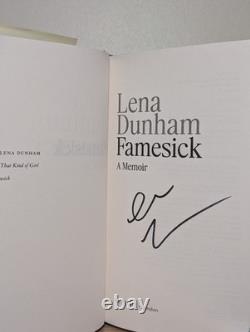 Signed Famesick A Memoir Lena Dunham 1st/1st Edition Hardcover Collectible Book