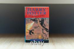 Signed First Edition Harry Potter And The Goblet Of Fire decent condition