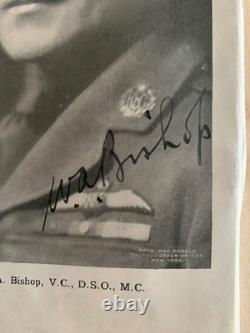 Signed First Edition Winged Warfare by Major W. A. Bishop V. C, D. S. O, M. C