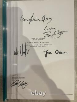 Signed Game of Thrones Screenplay by George RR Martin (Authenticated)