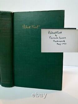 Signed Inscribed Complete Poems of Robert Frost 8th Printing Dartmouth 1959