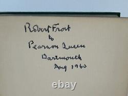 Signed Inscribed Complete Poems of Robert Frost 8th Printing Dartmouth 1959