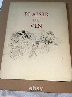 Signed & Inscribed to Cyril Ray Plaisir Du Vin / Wine 1963 Limited Edition Book