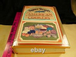 Signed JAMES BEARD s American Cookery Recipes Cookbook 1972 1st edition 5th XLNT