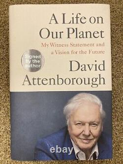 Signed LIMITED EDITION A Life On Our Planet David Attenborough Earth First 1st