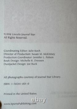 Signed Limited Edition Book The Best of the Big Red Running Backs- Nebraska