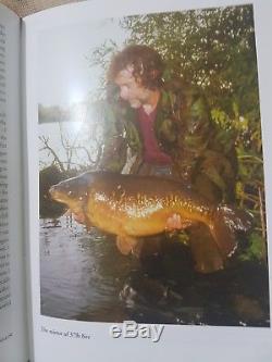 Signed Limited Edition Leatherbound Carp Fishing Book Colne Mere Black Mirror