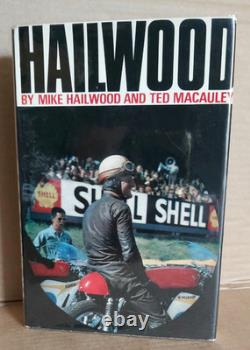 Signed Mike Hailwood 1968 First Edition Book in Dust Wrapper