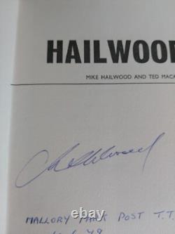 Signed Mike Hailwood 1968 First Edition Book in Dust Wrapper