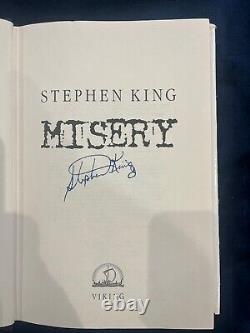 Signed Misery by Stephen King (1st Edition but with Book Club Edition DJ)