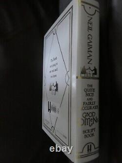Signed Neil Gaiman Good Omens Script Book- Deluxe Limited Edition 1/1 New