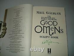 Signed Neil Gaiman The Good Omens Script Book Deluxe Limited Edition 1000