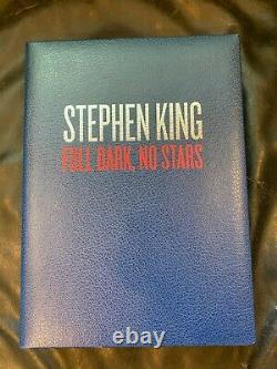 Signed Numbered Limited Edition Stephen King Full Dark No Stars Book